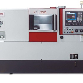 SL CNC lathes with inclined bench