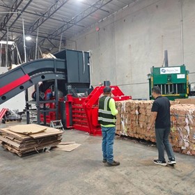 Fully Automatic Horizontal Baler | MRF Baler for Cardboard & Plastic 