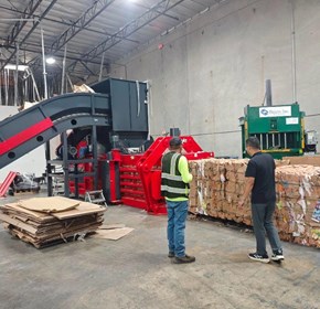 Fully Automatic Horizontal Baler | MRF Baler for Cardboard & Plastic 