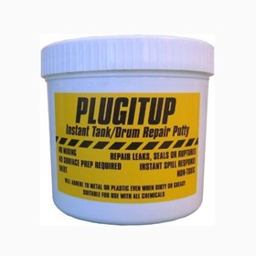 Adhesives | Plugitup Temporary Tank & Drum Repair Putty