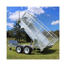 10×6 Galvanised Hydraulic Tipper Trailer