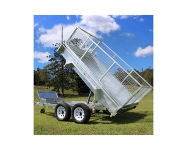 10×6 Galvanised Hydraulic Tipper Trailer