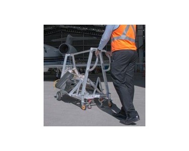 SafeSmart Aviation - Aviation Utility Trolley | Cone & Chock Trolley