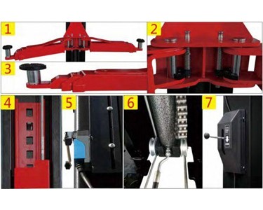 HiLift - 2 Post Hoist | YL-250W 5.5 Ton Extra Wide Base Plate 