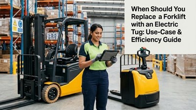 When Should You Replace a Forklift with an Electric Tug:Use-Case & Efficiency Guide