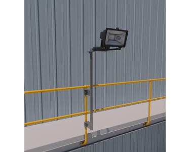 Light Mounting Systems Australia - LIGHT POLE - LMS075 – Flood Light Handrail Stanchion Light Pole System