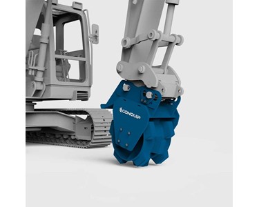 Conquip - Excavator Attachments | Excavator Compaction Wheel