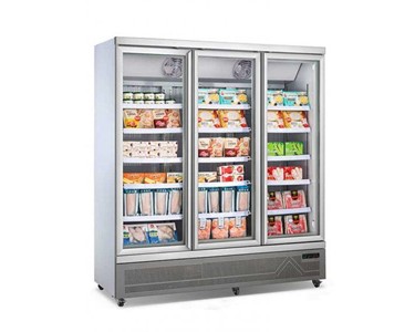 Commercial Three Door Display Freezer