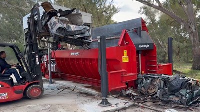 Melbourne, Australia | How an Australian ELV Recycler Improved Processing Efficiency with ENERPAT Mobile Car Baler