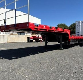 Used Drop Deck Trailer | SEMI Tri axle stepdeck trailer