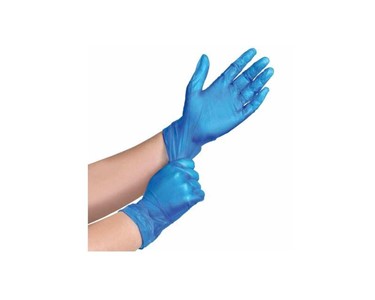 MEDI-ORIGIN - Vinyl Powder-Free Gloves | TGA Approved Medi-Origin Disposable Blue