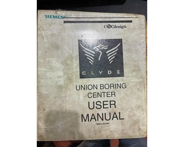 UNION - Union BFT-110 Horizontal Borer with Siemens Control