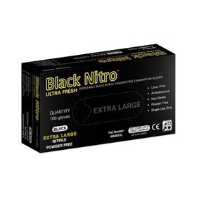 Disposable Examination Black Nitro Nitrile Gloves 