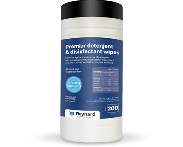Reynard Health Supplies - Reynard Premier Detergent & Disinfectant Wipes RHS216