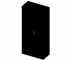 Black Industrial Cabinet | 1950H x 915W x 457D