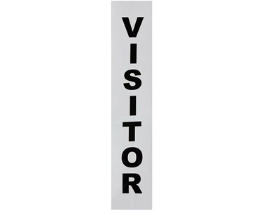 ''Visitor'' Sticker - For Rectangle Parking Bollard | Bparking-R-VS