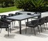 Jati Kebon - Mona Ceramic Extension Table With Gizella Chairs
