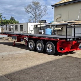 Used Flat Deck Trailer | 2024 FWR TRI AXLE 