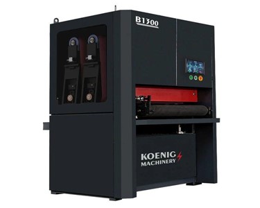 Koenig - Heavy-Duty Wide Belt Deburring Machine for Metal | B1300