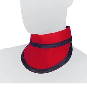 Bib Thyroid Collar (8cm) - Red