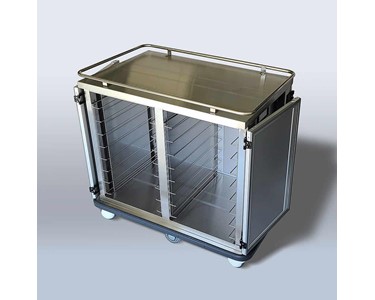 Fully Enclosed Meal Delivery Trolley