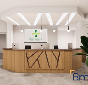 Medical Fitout | Reception Room Renovation for Bundoora Medical Centre