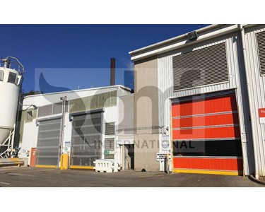 Rapid roll doors vented and solid panels