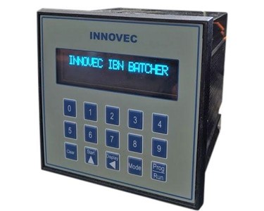 Innovec IBN Batch Controller with Numeric Keypad data Entry
