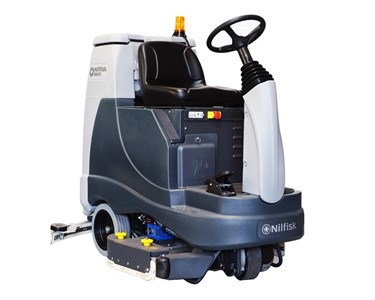 Nilfisk - Scrubber | BR855 Battery Powered Ride-On Scrubber Dryer