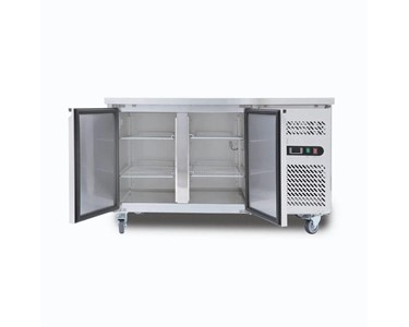 Bromic - 2 Doors Stainless Steel Under Bench Freezer | 282L