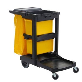 Plastic Janitor Cleaning Cart