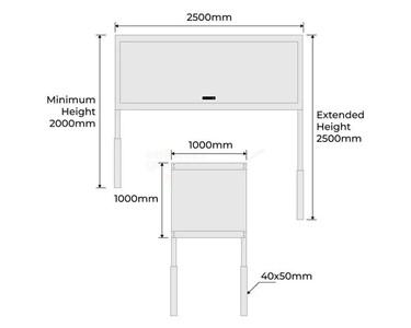 Enforcer Group - Over Bonnet Storage Cabinet | SC-OB-W