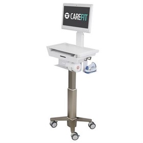 Medical Carts | CareFit Slim LCD Cart, 1 Drawer (1x1)