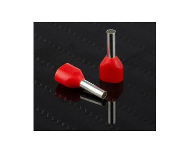 RS PRO - Red 2 Entry Bootlace Ferrule 1sq.mm Wire