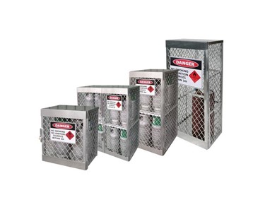 Aluminium Gas Bottle Storage Cages