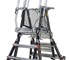 Little Giant Adjustable Fibreglass Platform Ladders | Safety Cage