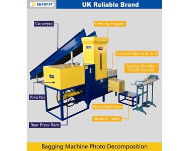 Enerpat - Europe Quality Bagging Baler Machine for paper pulp