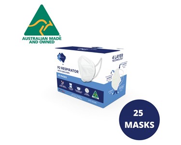 PPE Tech - P2 Respirator Face Masks with Earloops (25 Pack) N95 KN95 FFP2