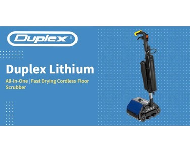 Duplex - Cordless Floor Scrubber | Lithium