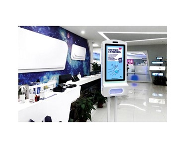 onQ Digital - Sensory Hand Sanitiser Station