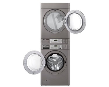 LG - LG Giant C 10 KG Commercial  Stack Washer/Dryer