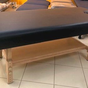 Timber Thai Massage Table 80cm Wide with removable shelf 