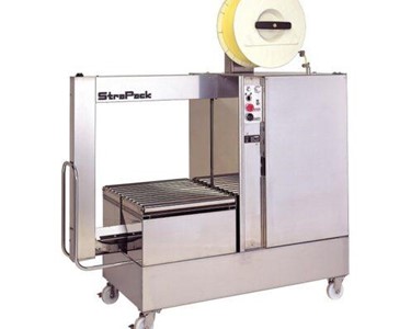 Strapack - AQ-7M Stainless Steel Side Seal Automatic Strapping Machine