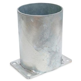 Bollard Base Only 114mm Surface Mounted Removable | B114-SM-REM-BASE