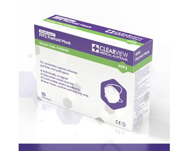 Clearview Medical Australia - Face Masks FFP2 Flatfold with Headbands