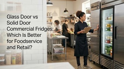 Glass Door vs Solid Door Commercial Fridges: Which Is Better for Foodservice and Retail?