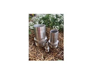 3/8" or 10mm 316 Stainless Steel Director / Hose Tail - 3/8" Male BSP 