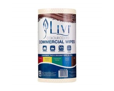 Brown Commercial Wipes | 6008 | Livi