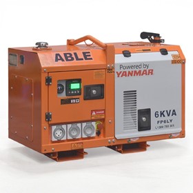 Diesel Generator | 6kVA 240V 23Amps - LOW PROFILE
