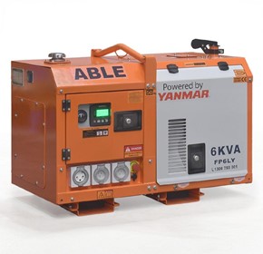 Diesel Generator | 6kVA 240V 23Amps - LOW PROFILE